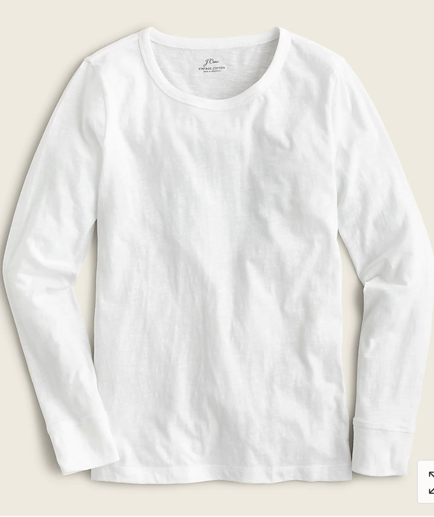 Loose Fit Long Sleeve Crewneck