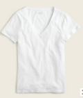 Loose Fit Short Sleeve V-neck
